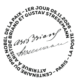 Oblitération 1er jour du 5 au 7 novembre 2026<br>- Au 79e Salon Philatélique d’Automne, de 10h00 à 17h30 (sauf samedi jusqu’à 16h) Espace Champerret Hall A - 6, rue Jean Ostreicher, 75017 PARIS. Métro Porte de Champerret Ligne 3 - ENTRÉE GRATUITE