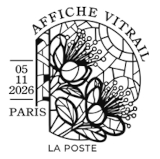 Oblitération 1er jour du 5 au 7 novembre 2026<br>- Au 79e Salon Philatélique d’Automne, de 10h00 à 17h30 (sauf samedi jusqu’à 16h) Espace Champerret Hall A - 6, rue Jean Ostreicher, 75017 PARIS. Métro Porte de Champerret Ligne 3 - ENTRÉE GRATUITE
